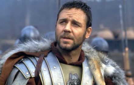 Russell Crowe in Gladiator.