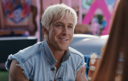 Een foto van Ryan Gosling als Ken.