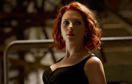 Een foto van Scarlett Johansson.