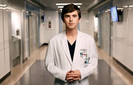 Een foto van Freddie Highmore in The Good Doctor