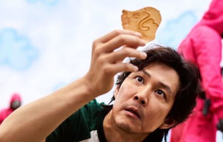 Een scene uit Squid Game.