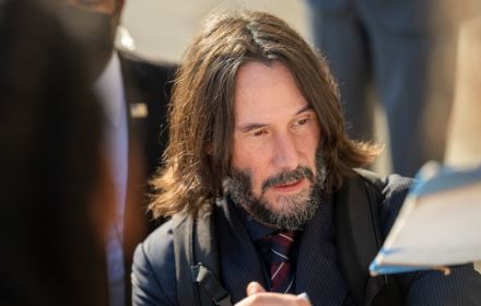Een foto van Keanu Reeves.