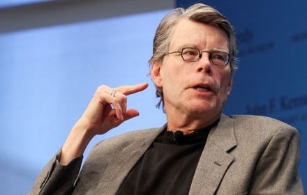 Een foto van Stephen King.