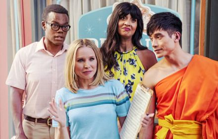 Een foto uit The Good Place.