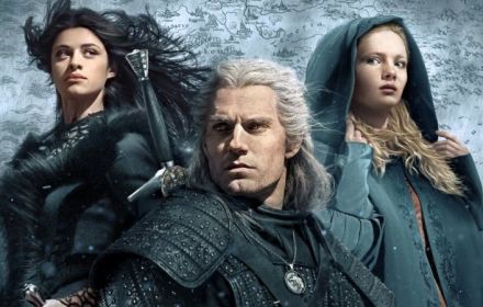 The Witcher met Henry Cavill.