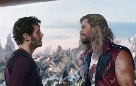 Thor en Star Lord in Thor: Love and Thunder.