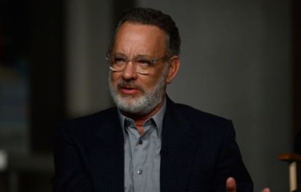 Tom Hanks doet speech