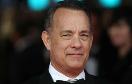 Tom Hanks op rode loper
