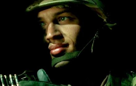 Tom Hardy in Black Hawk Down