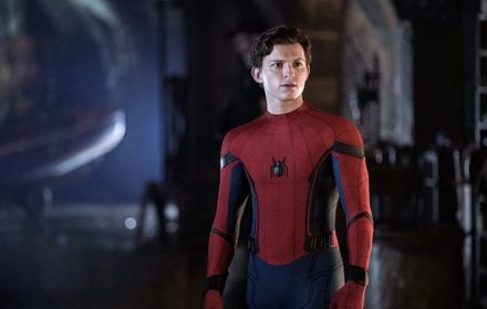 Een foto van Tom Holland als Spider-Man