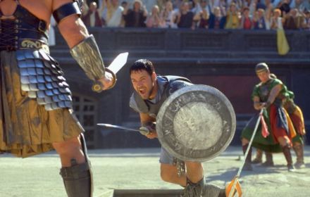 Een foto uit Gladiator.
