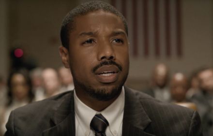 Michael B. Jordan in Just Mercy