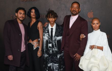Een foto van Will Smith en zijn familie