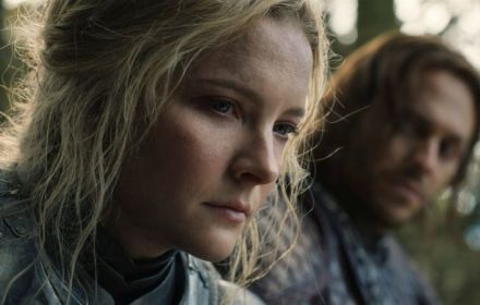 Een scene uit Rings of Power.