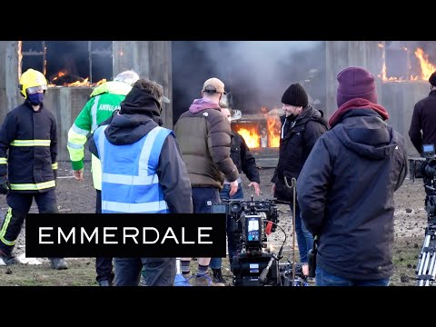 Emmerdale - Behind the Scenes of the Barn Explosion